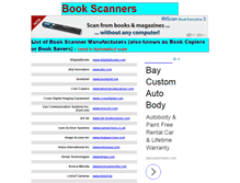 Tablet Screenshot of bookscanners.biz